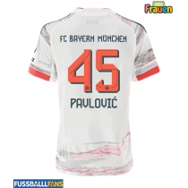 Bayern Munich Aleksandar Pavlovic #45 Auswärtstrikot Frauen 2025-26 Kurzarm
